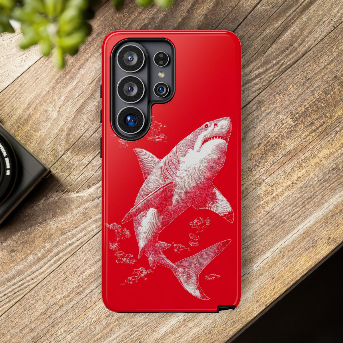 The Shark - Etching Style Series Graphic Tough Phone Cases