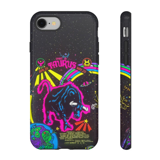 Spirit of Taurus - Vintage Zodiac Sign Graphic Tough Phone Cases
