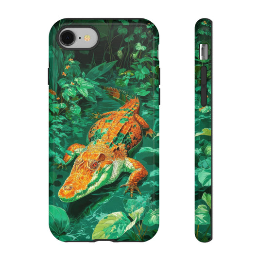 The Crocodile - Wild Life Series Graphic Tough Phone Cases