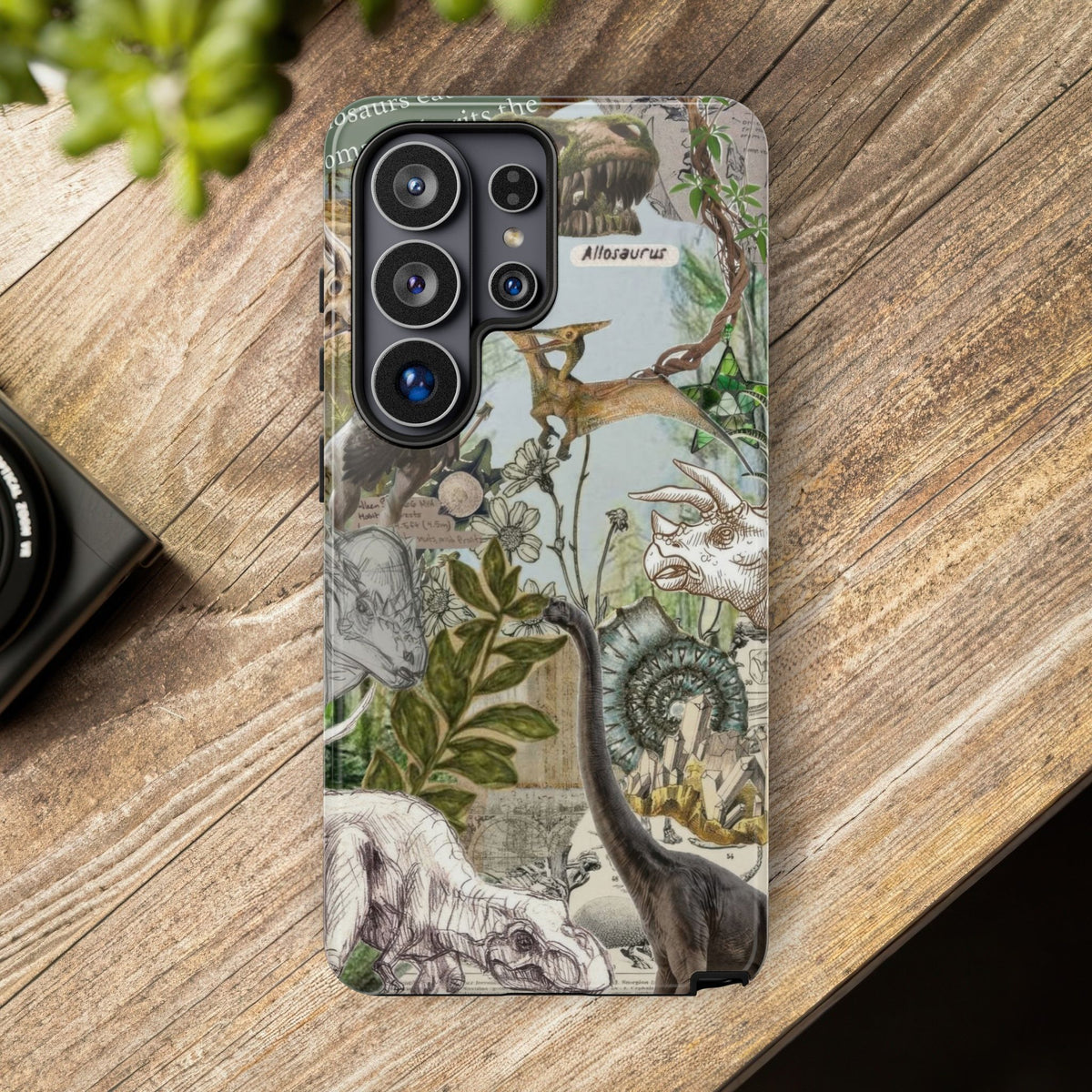 Aesthetic Dinosaur Case - Vintage Jurassic World Graphic Tough Phone Cases