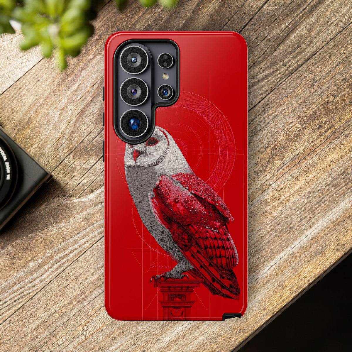 The Owl - Etching Style Series Graphic Tough Phone Cases