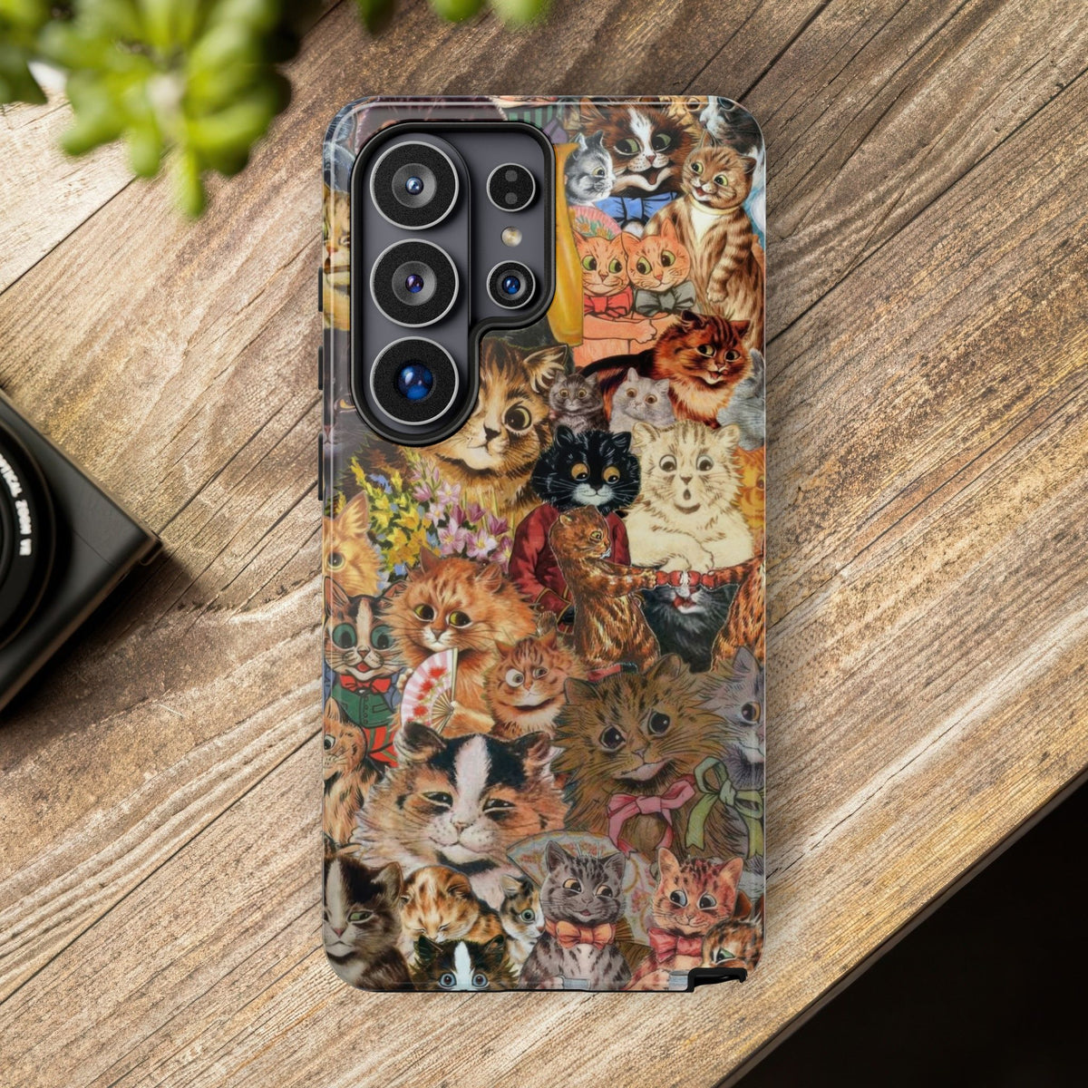 Aesthetic Cats Case - Vintage Kitty Graphic Tough Phone Cases