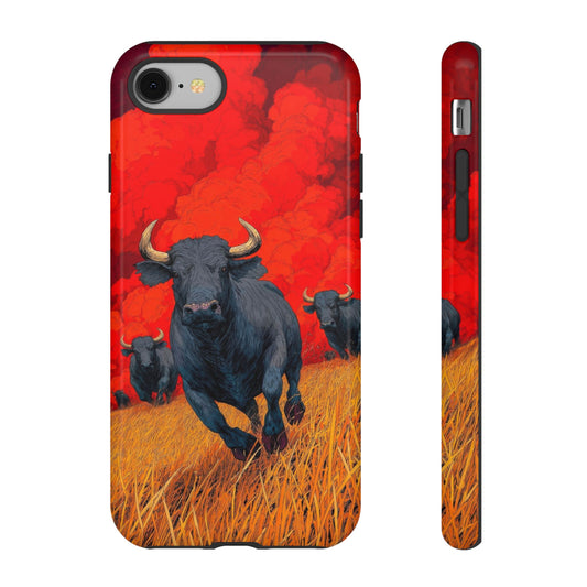 The Bull - Wild Life Series Graphic Tough Phone Cases
