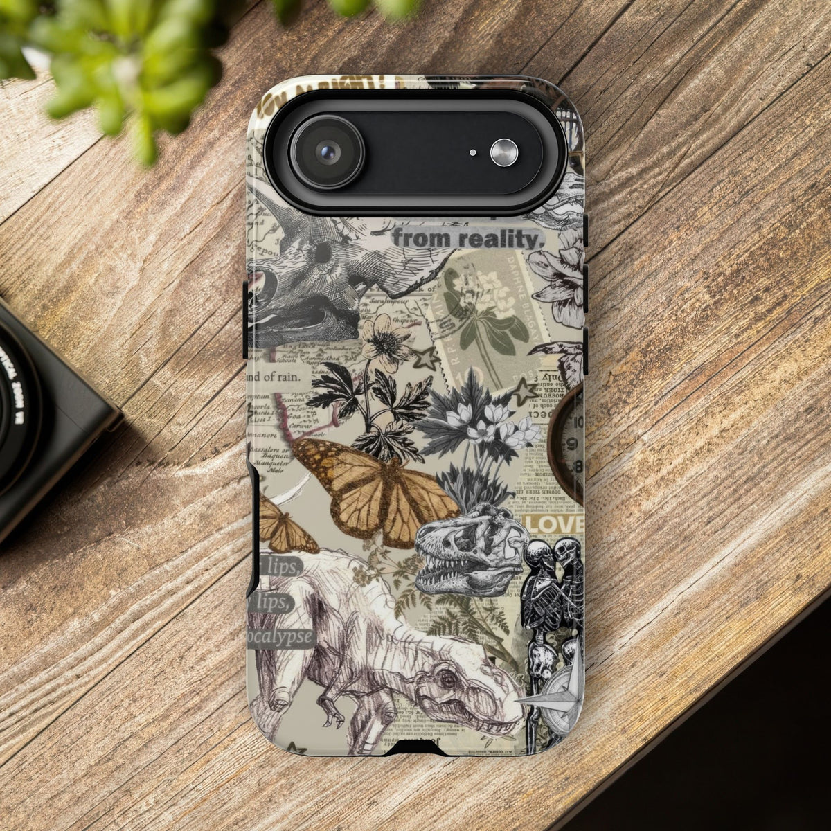 Aesthetic Dinosaur Case - Vintage Jurassic World Graphic Tough Phone Cases
