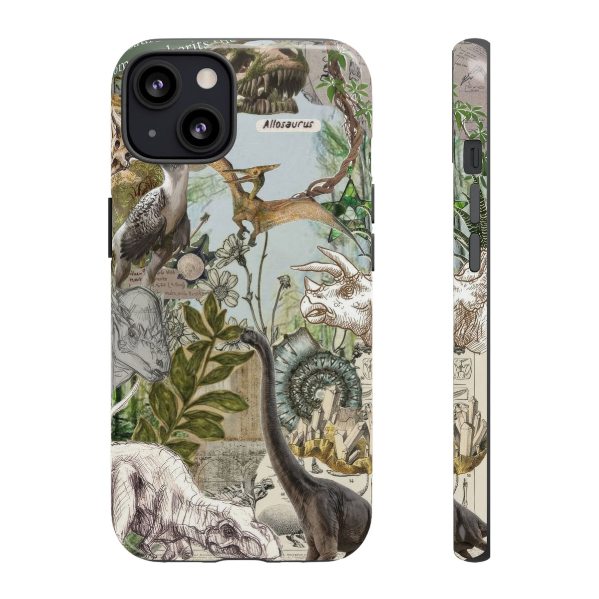Aesthetic Dinosaur Case - Vintage Jurassic World Graphic Tough Phone Cases