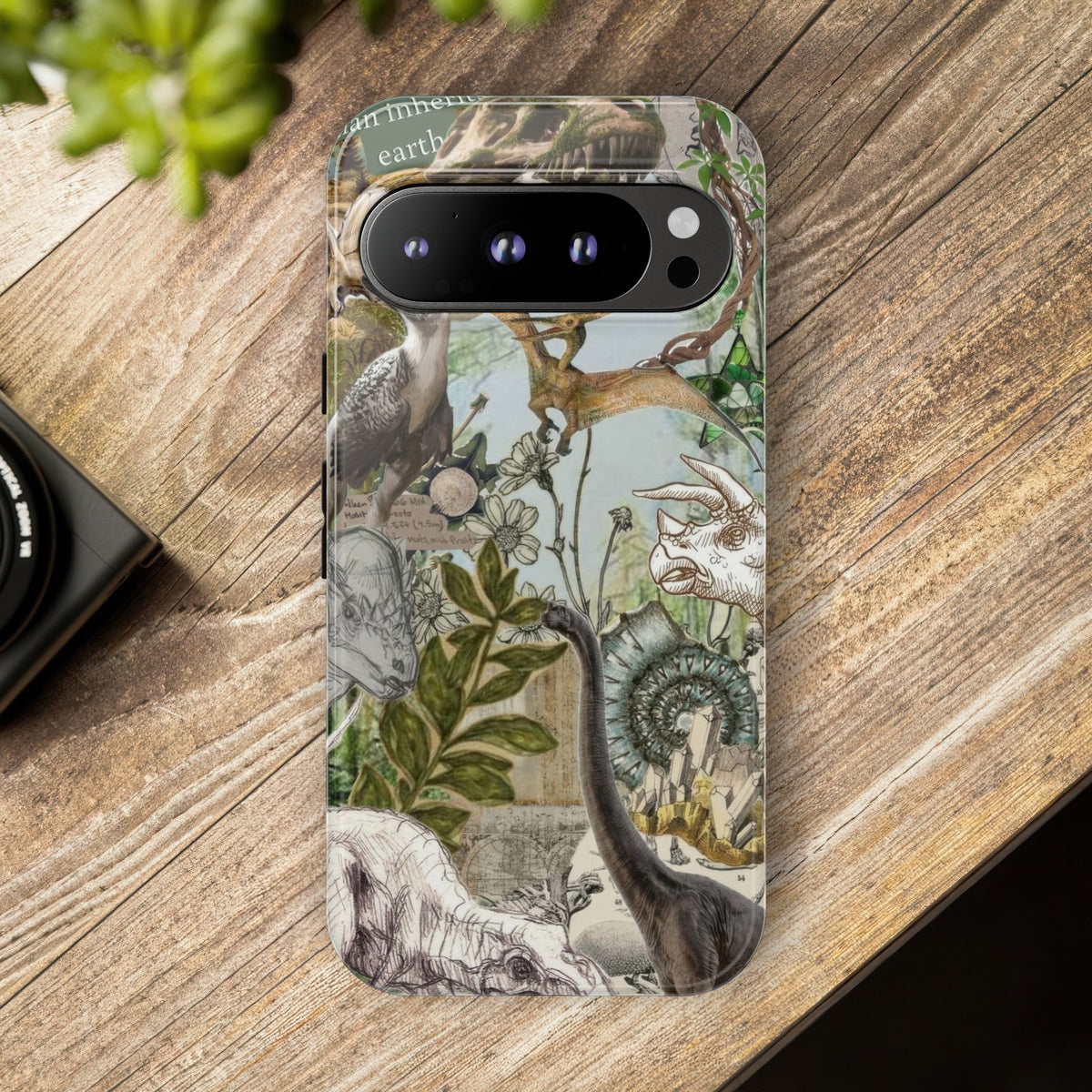 Aesthetic Dinosaur Case - Vintage Jurassic World Graphic Tough Phone Cases