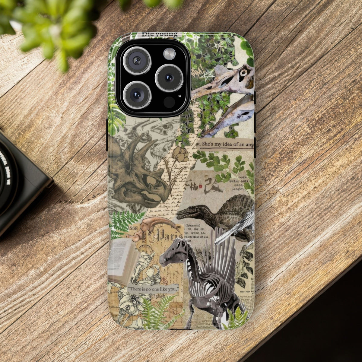 Aesthetic Dinosaur Case - Vintage Jurassic World Graphic Tough Phone Cases
