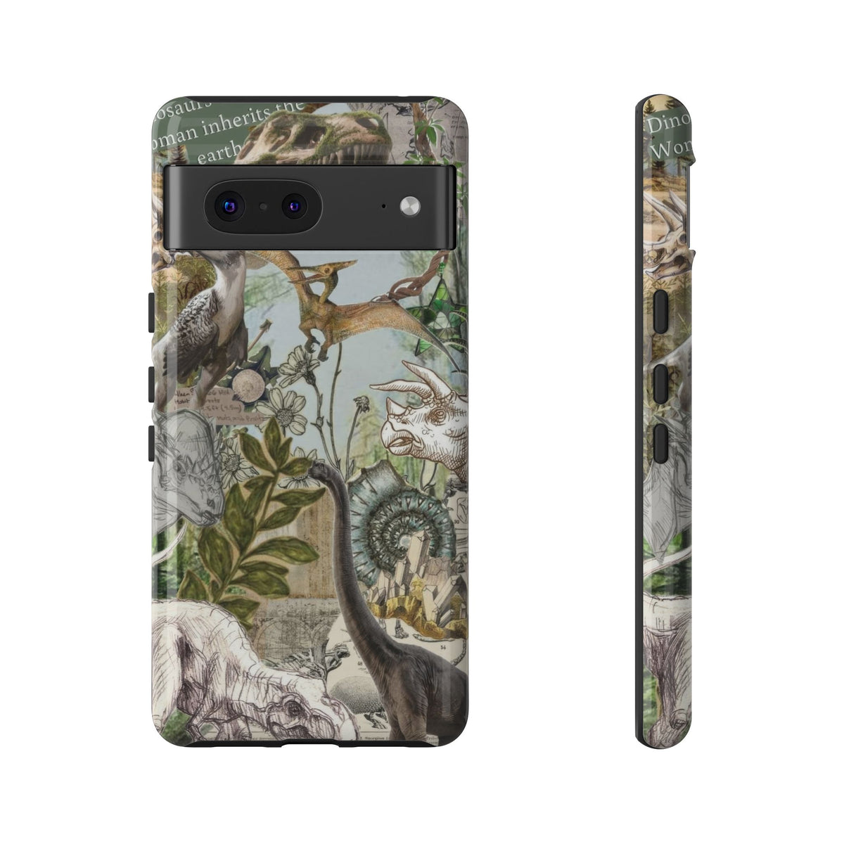 Aesthetic Dinosaur Case - Vintage Jurassic World Graphic Tough Phone Cases
