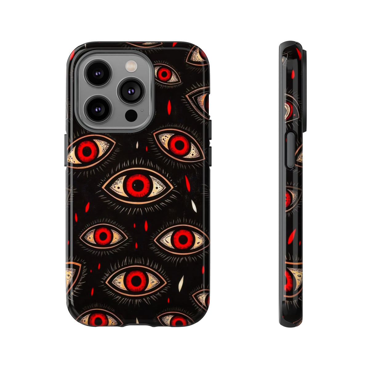 The Eyes Trippy Psychedelic Graphic Tough Phone Cases