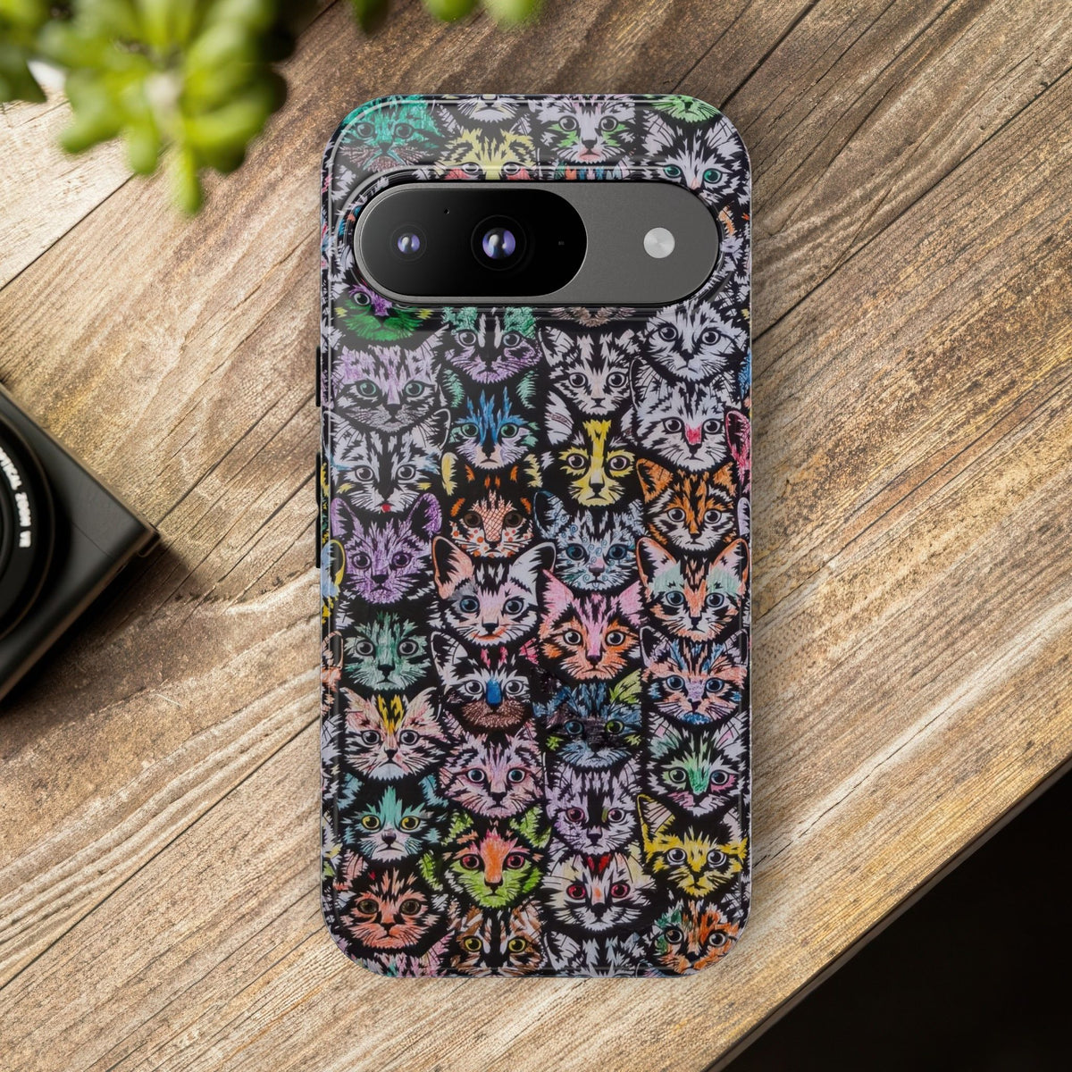 Aesthetic Cats Case - Vintage Kitty Graphic Tough Phone Cases