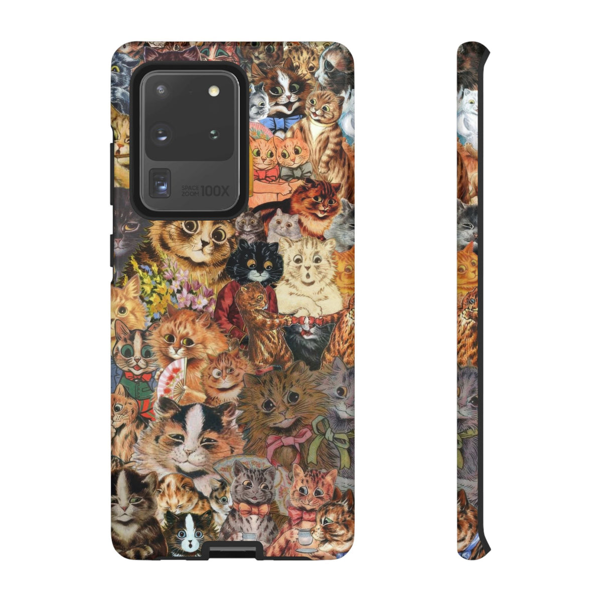 Aesthetic Cats Case - Vintage Kitty Graphic Tough Phone Cases