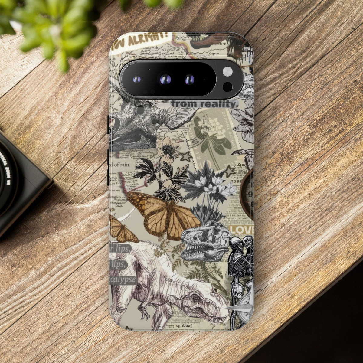 Aesthetic Dinosaur Case - Vintage Jurassic World Graphic Tough Phone Cases