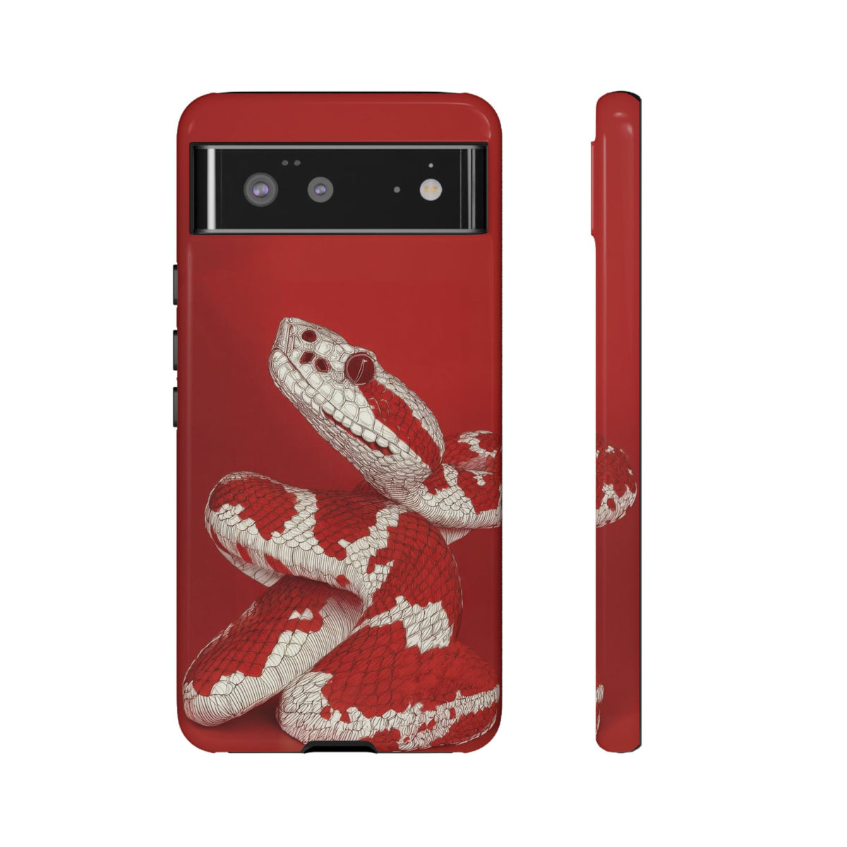 The Snake - Etching Style Series Graphic Tough Phone Cases