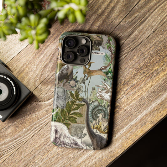 Aesthetic Dinosaur Case - Vintage Jurassic World Graphic Tough Phone Cases