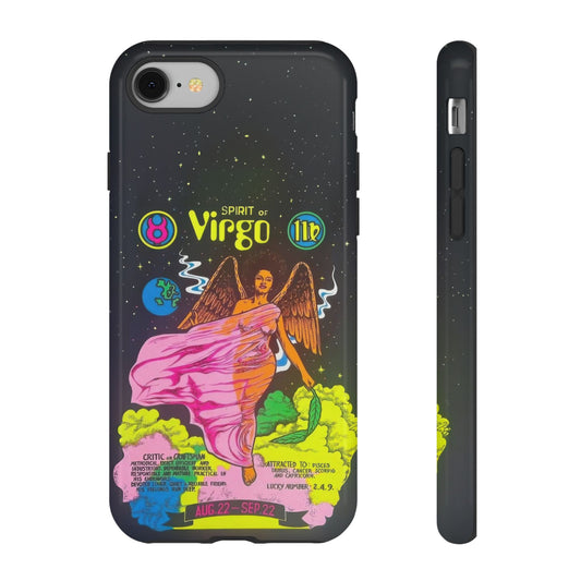 Spirit of Virgo - Vintage Zodiac Sign Graphic Tough Phone Cases