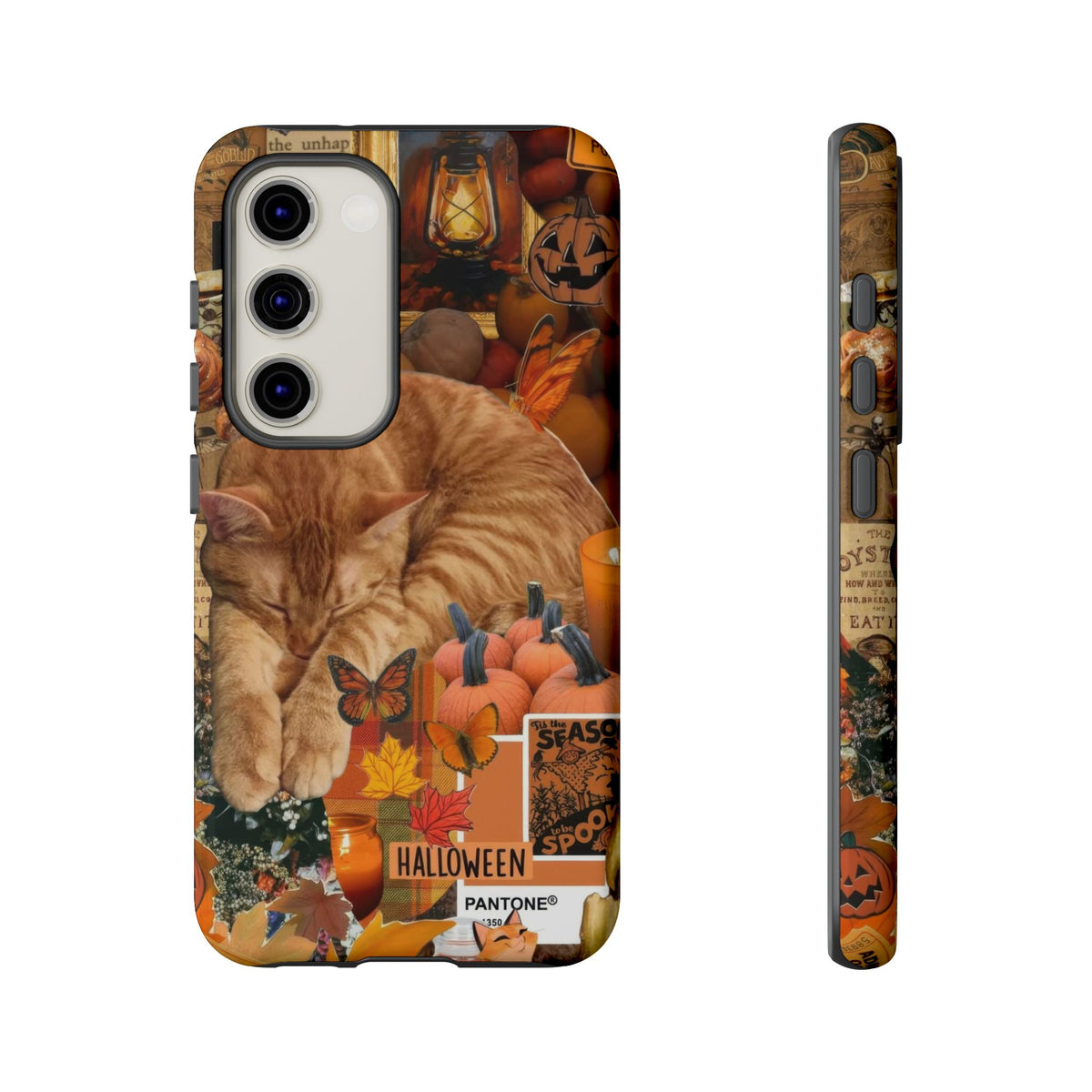 Aesthetic Cats Case - Vintage Kitty Graphic Tough Phone Cases