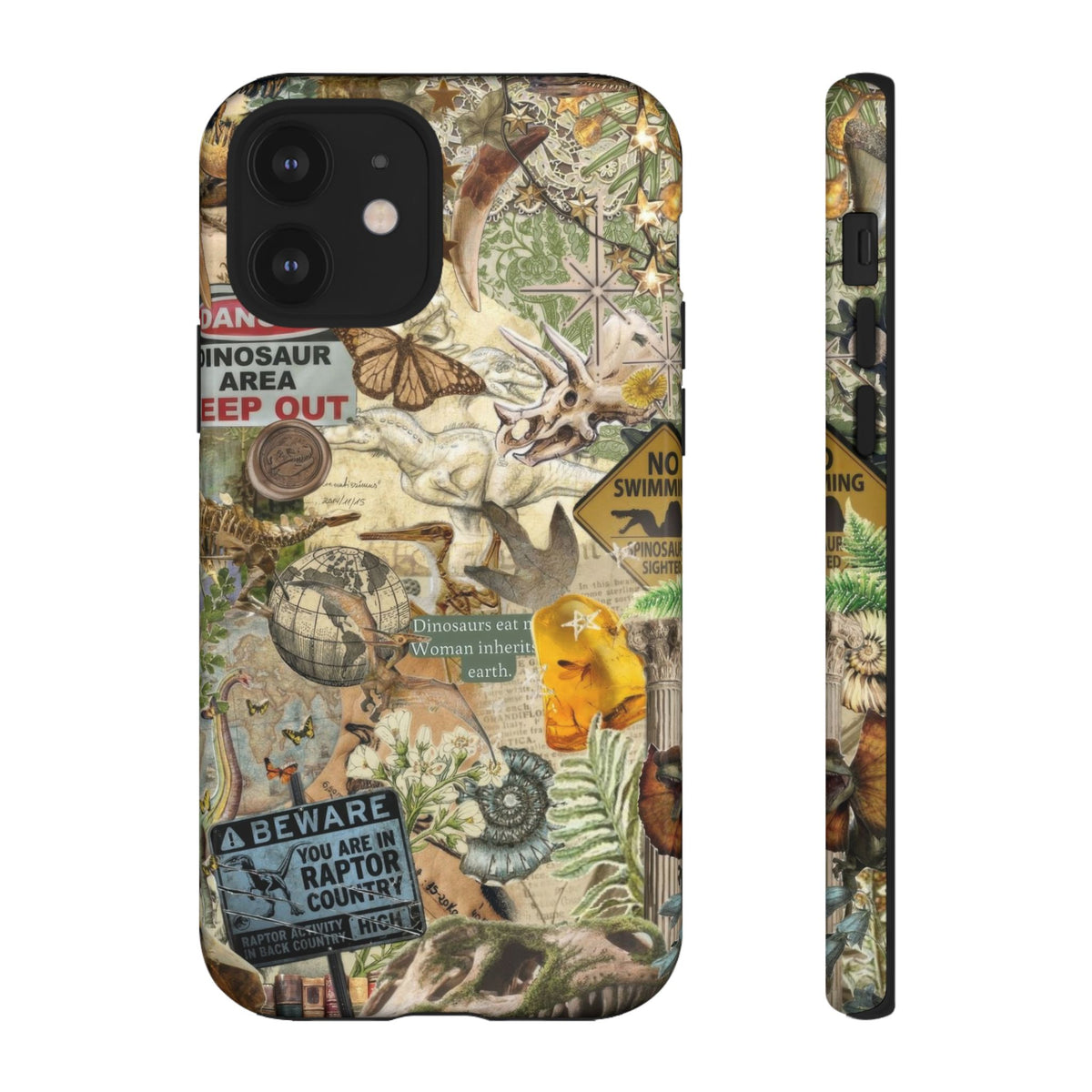 Aesthetic Dinosaur Case - Vintage Jurassic World Graphic Tough Phone Cases