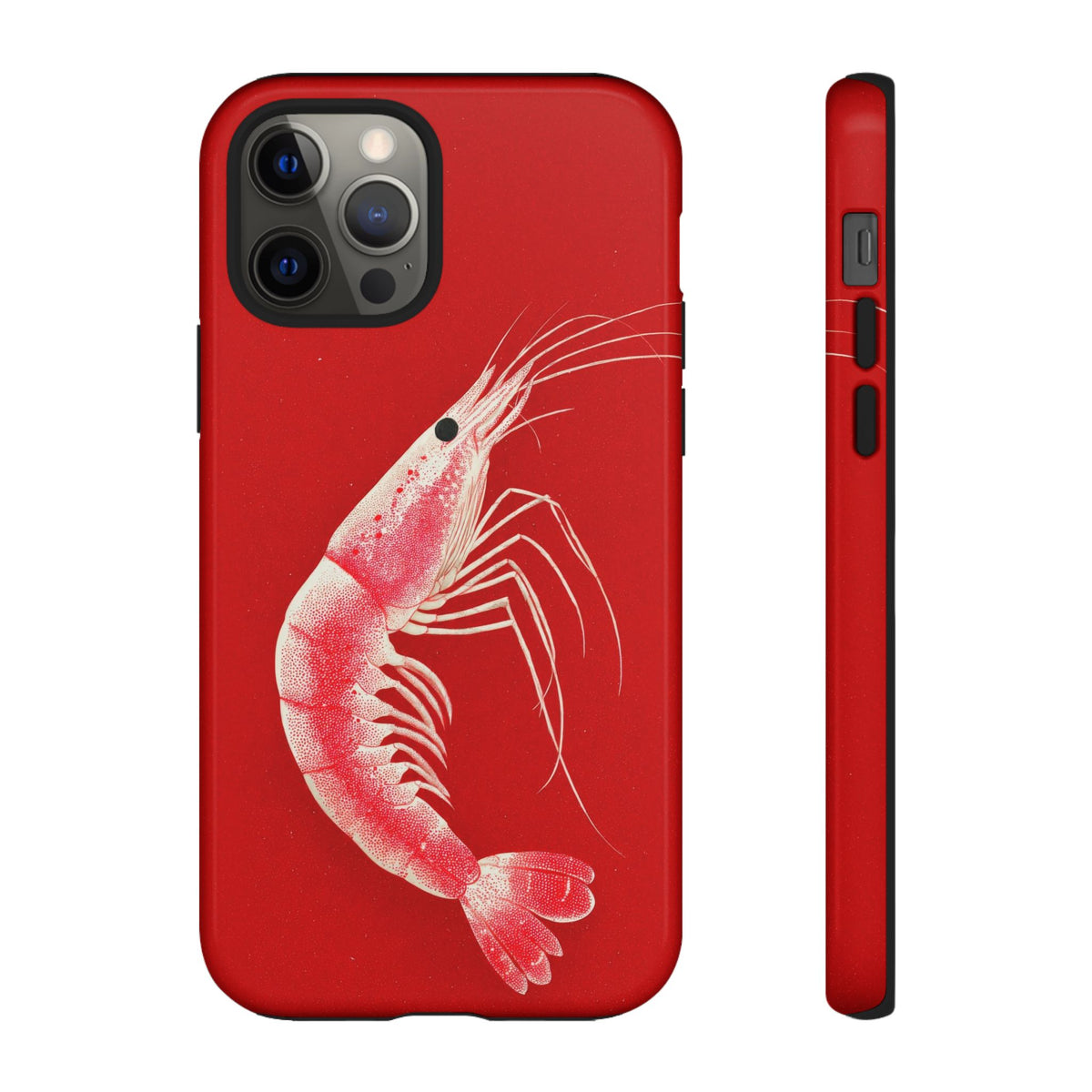 The Shrimp - Etching Style Series Graphic Tough Phone Cases