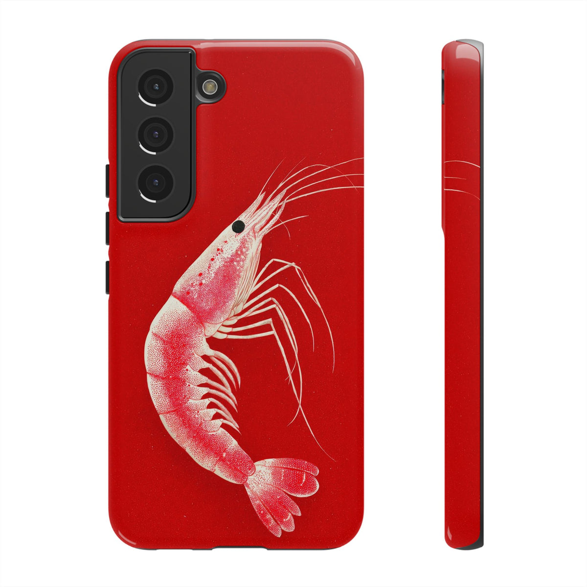 The Shrimp - Etching Style Series Graphic Tough Phone Cases