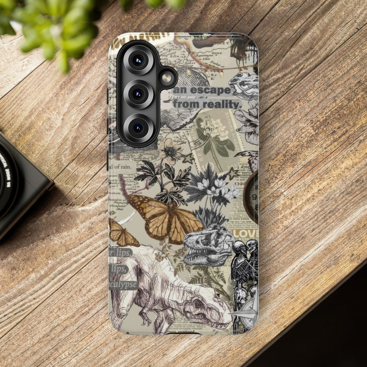 Aesthetic Dinosaur Case - Vintage Jurassic World Graphic Tough Phone Cases