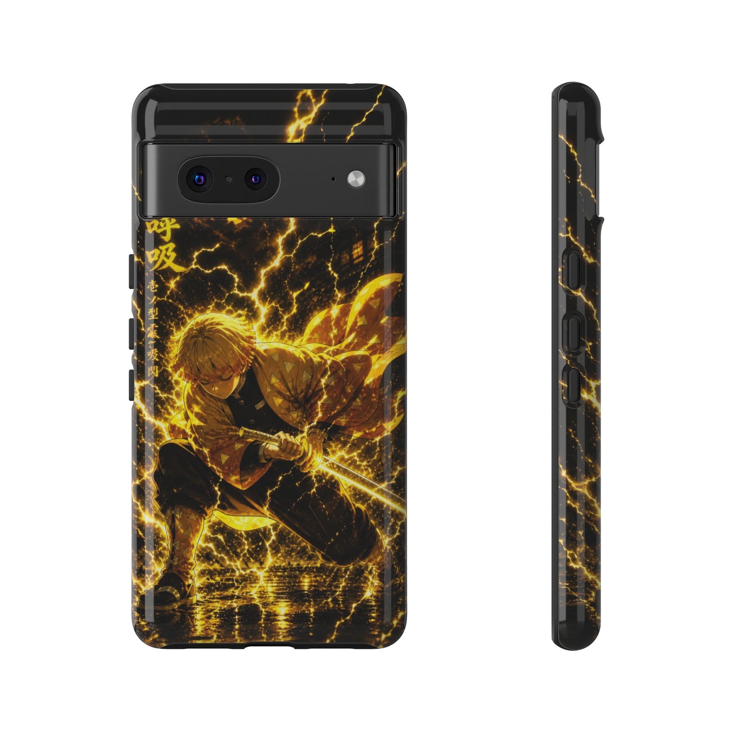 Zenitsu Agatsuma - Demon Slayer Anime Graphic Tough Phone Cases