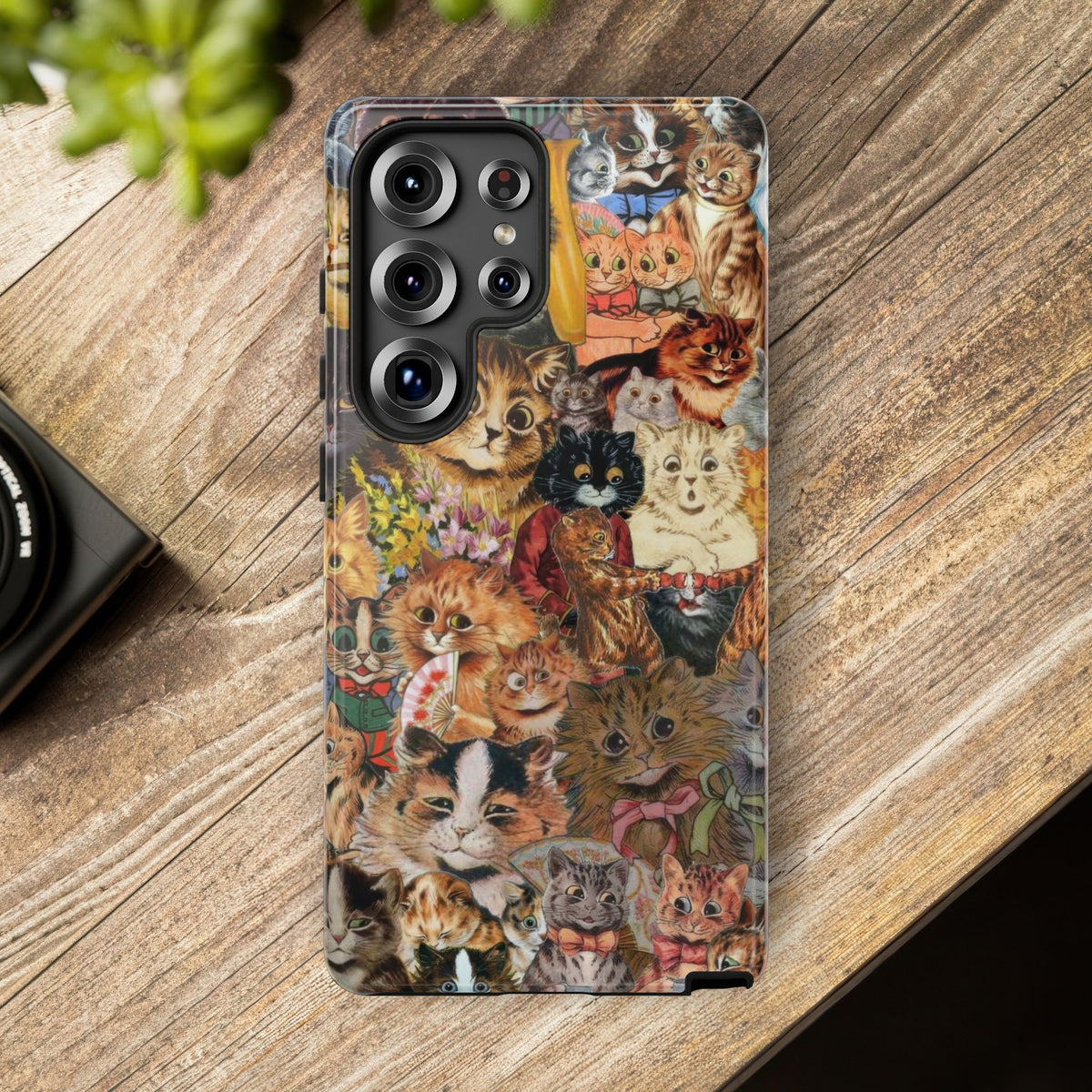 Aesthetic Cats Case - Vintage Kitty Graphic Tough Phone Cases