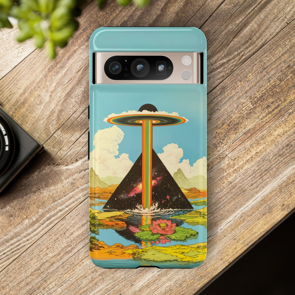 Vintage Alien UFO Graphic Tough Phone Cases