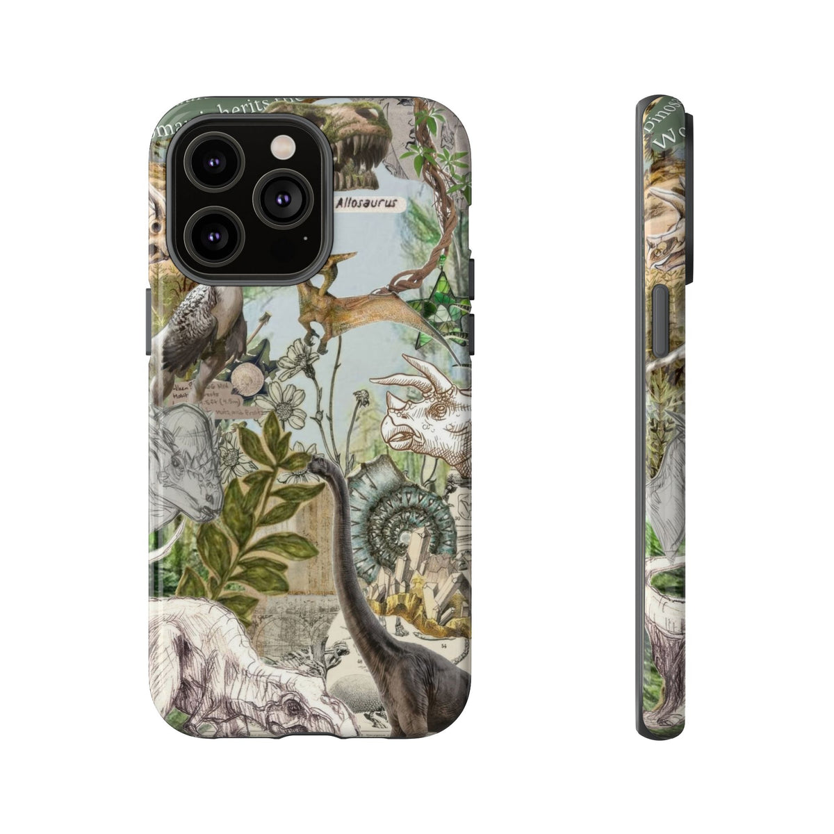 Aesthetic Dinosaur Case - Vintage Jurassic World Graphic Tough Phone Cases