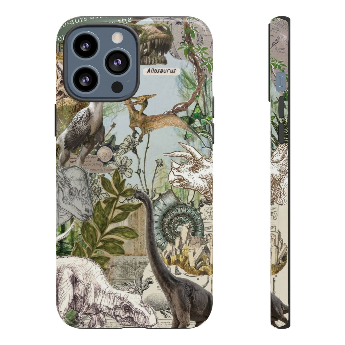 Aesthetic Dinosaur Case - Vintage Jurassic World Graphic Tough Phone Cases