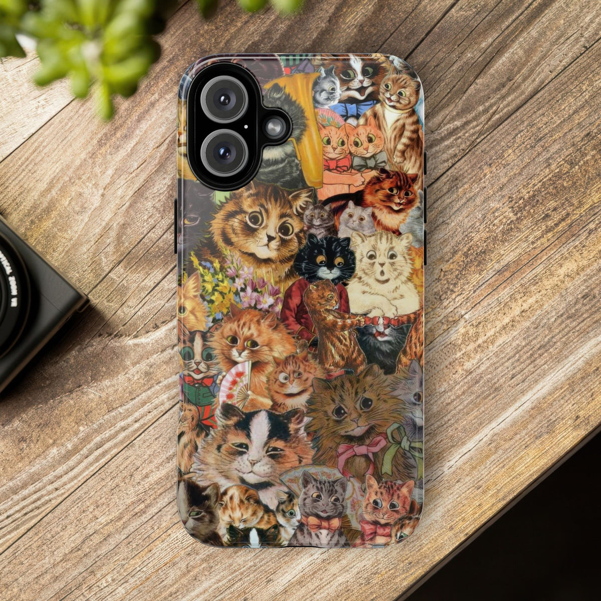 Aesthetic Cats Case - Vintage Kitty Graphic Tough Phone Cases