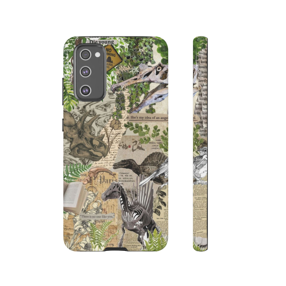 Aesthetic Dinosaur Case - Vintage Jurassic World Graphic Tough Phone Cases
