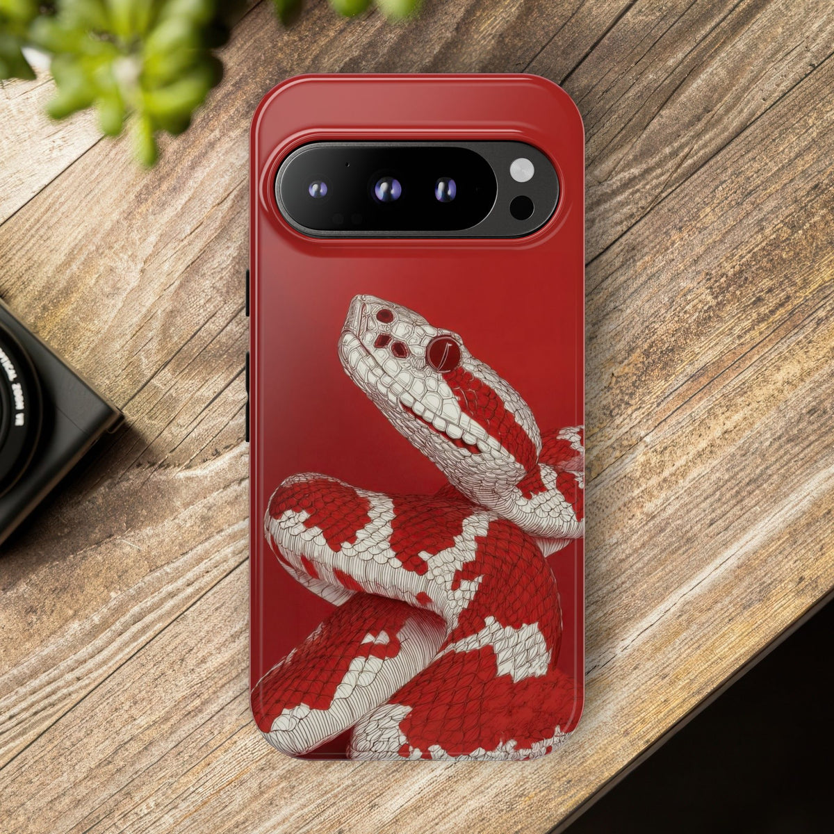 The Snake - Etching Style Series Graphic Tough Phone Cases