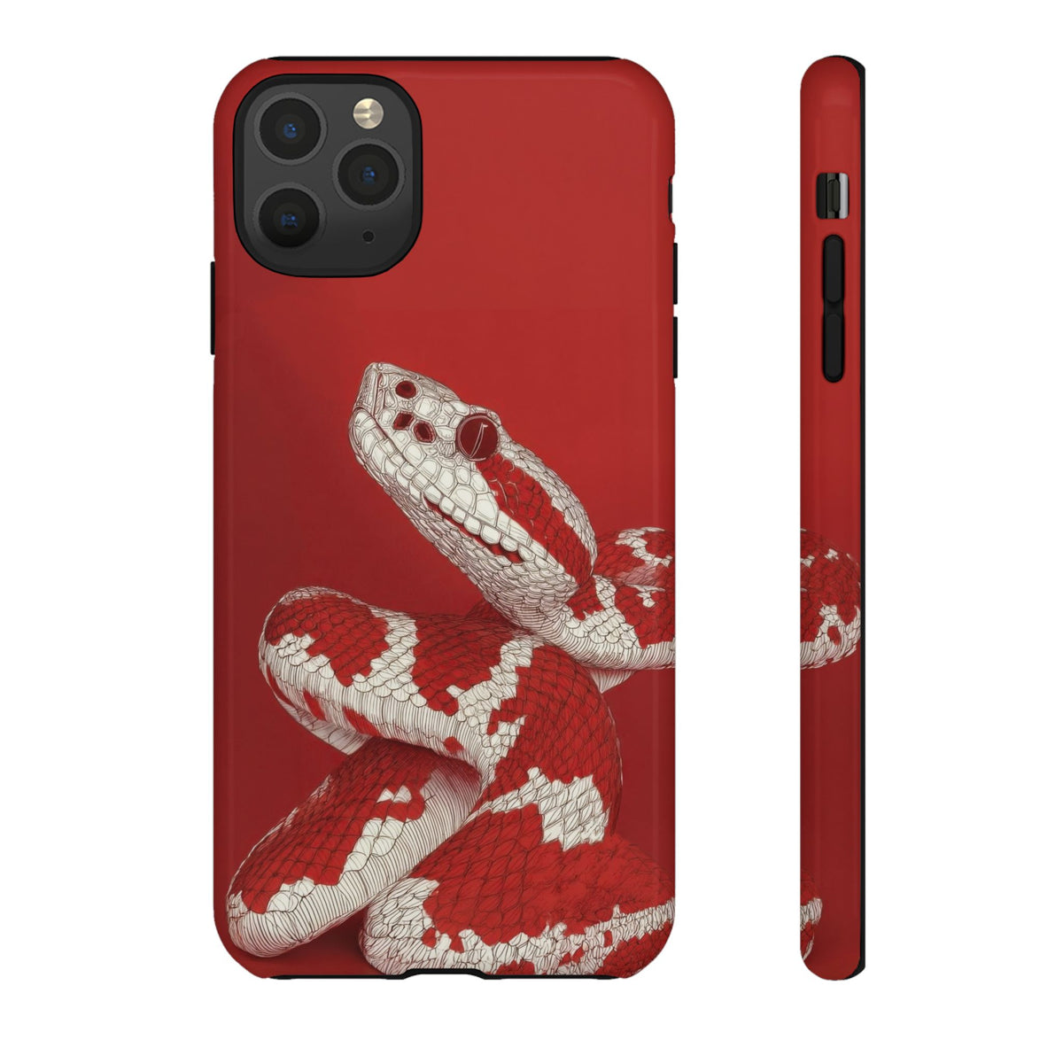 The Snake - Etching Style Series Graphic Tough Phone Cases