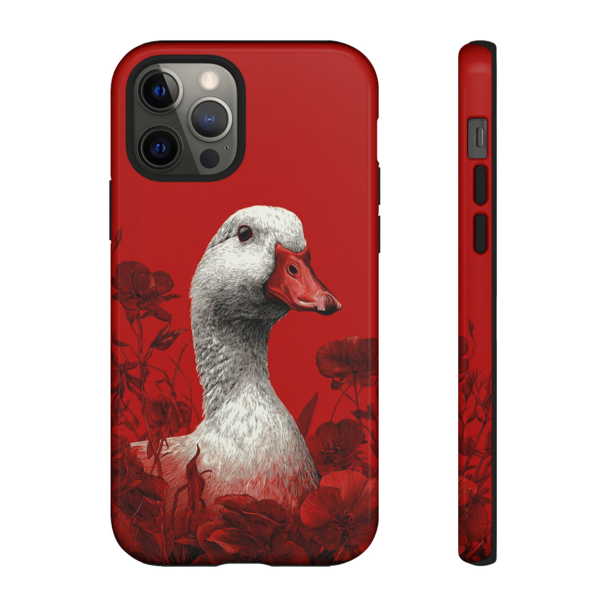 The Goose - Etching Style Series Graphic Tough Phone Cases