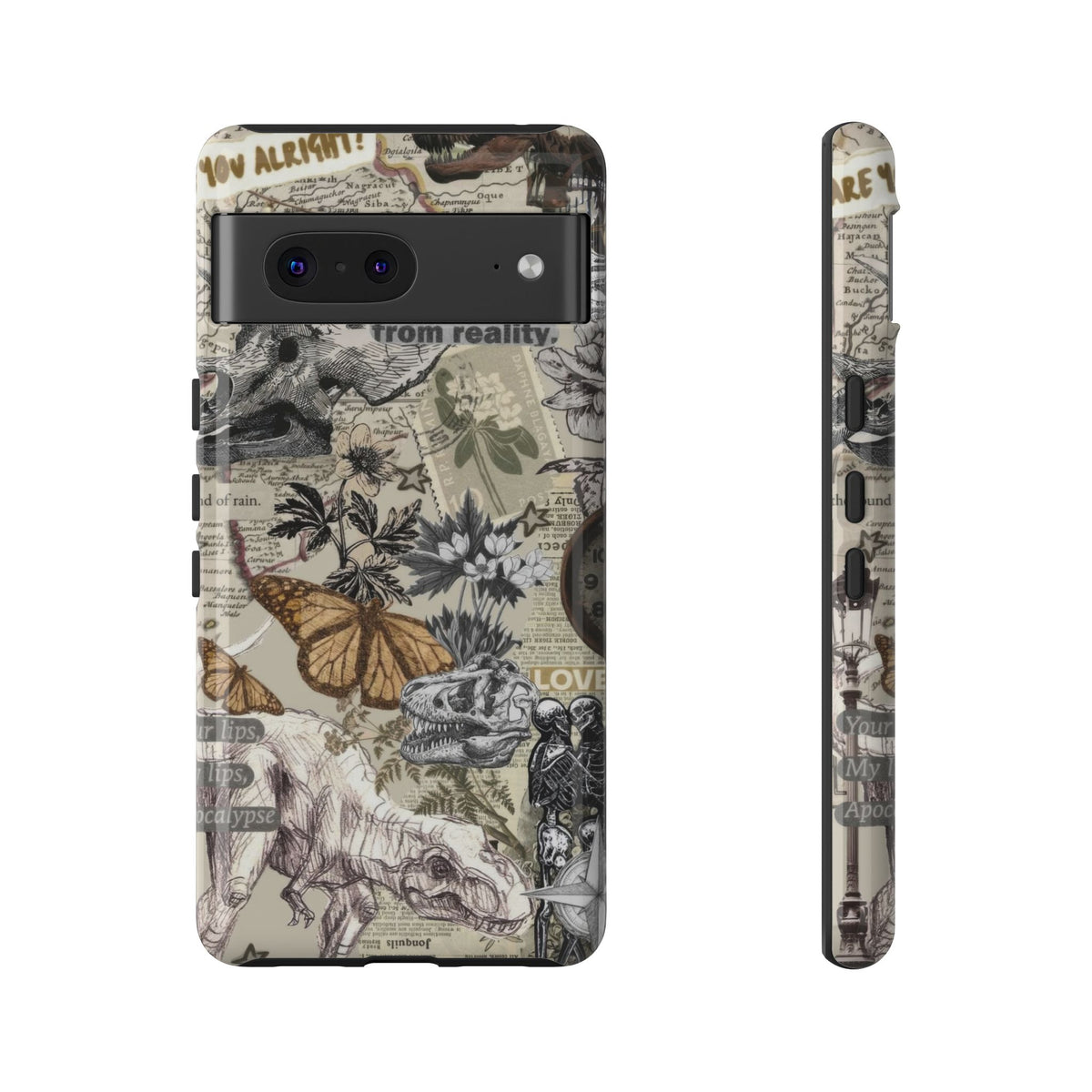 Aesthetic Dinosaur Case - Vintage Jurassic World Graphic Tough Phone Cases