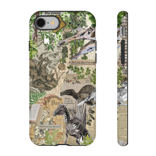 Aesthetic Dinosaur Case - Vintage Jurassic World Graphic Tough Phone Cases