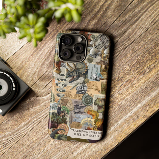 Aesthetic Dinosaur Case - Vintage Jurassic World Graphic Tough Phone Cases