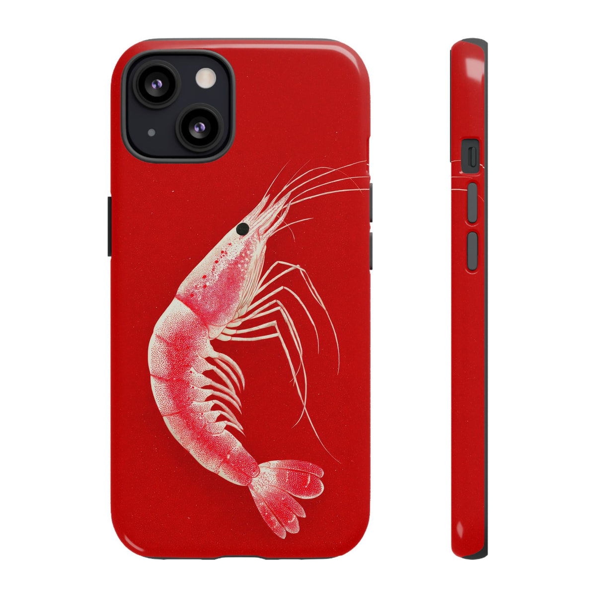 The Shrimp - Etching Style Series Graphic Tough Phone Cases