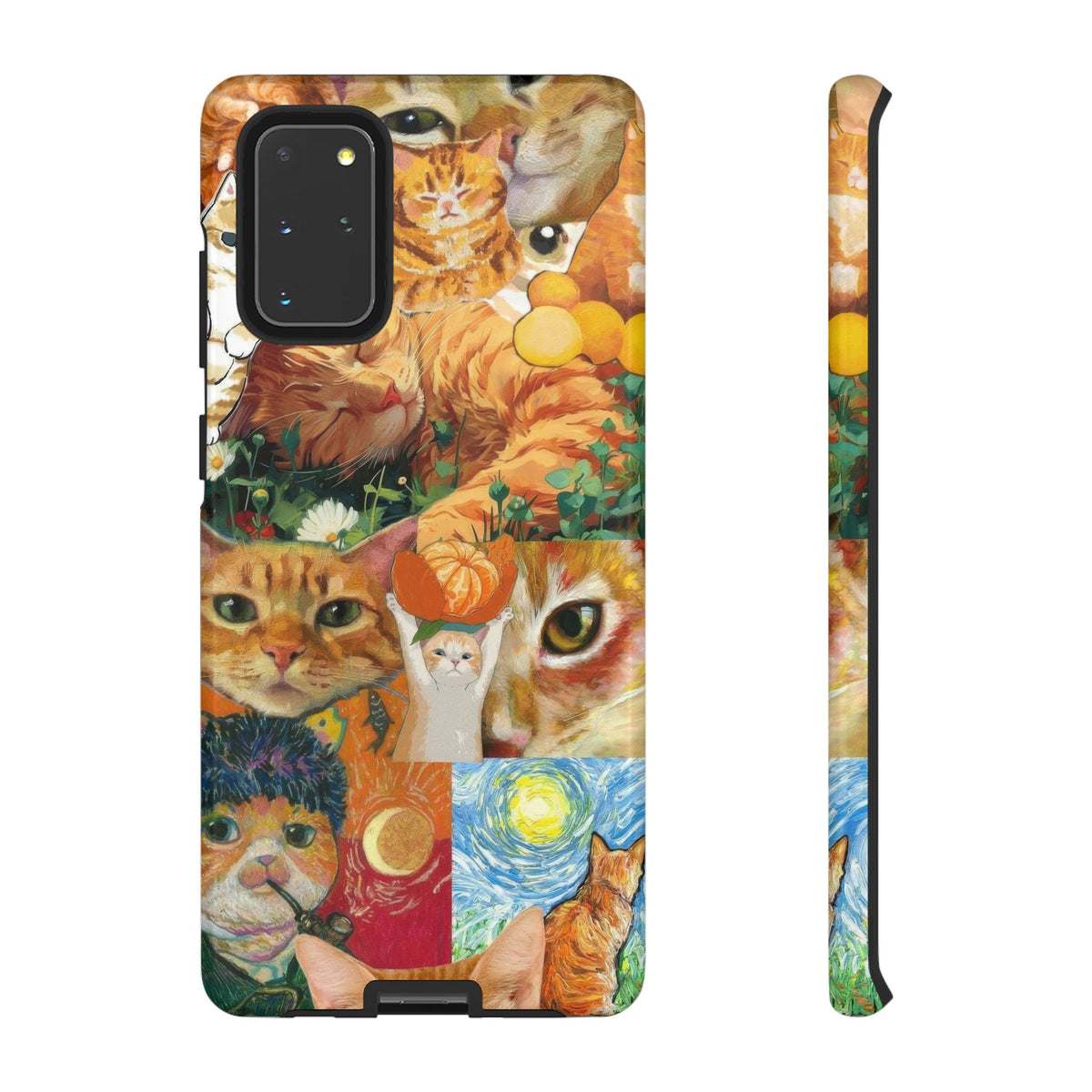 Aesthetic Cats Case - Vintage Kitty Graphic Tough Phone Cases