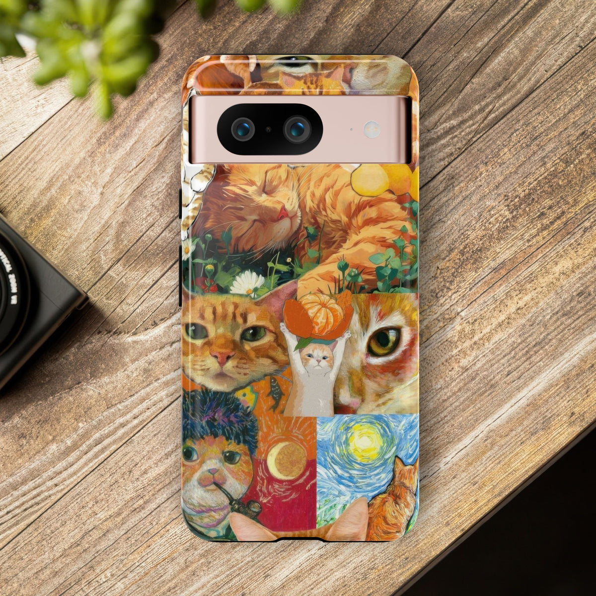 Aesthetic Cats Case - Vintage Kitty Graphic Tough Phone Cases