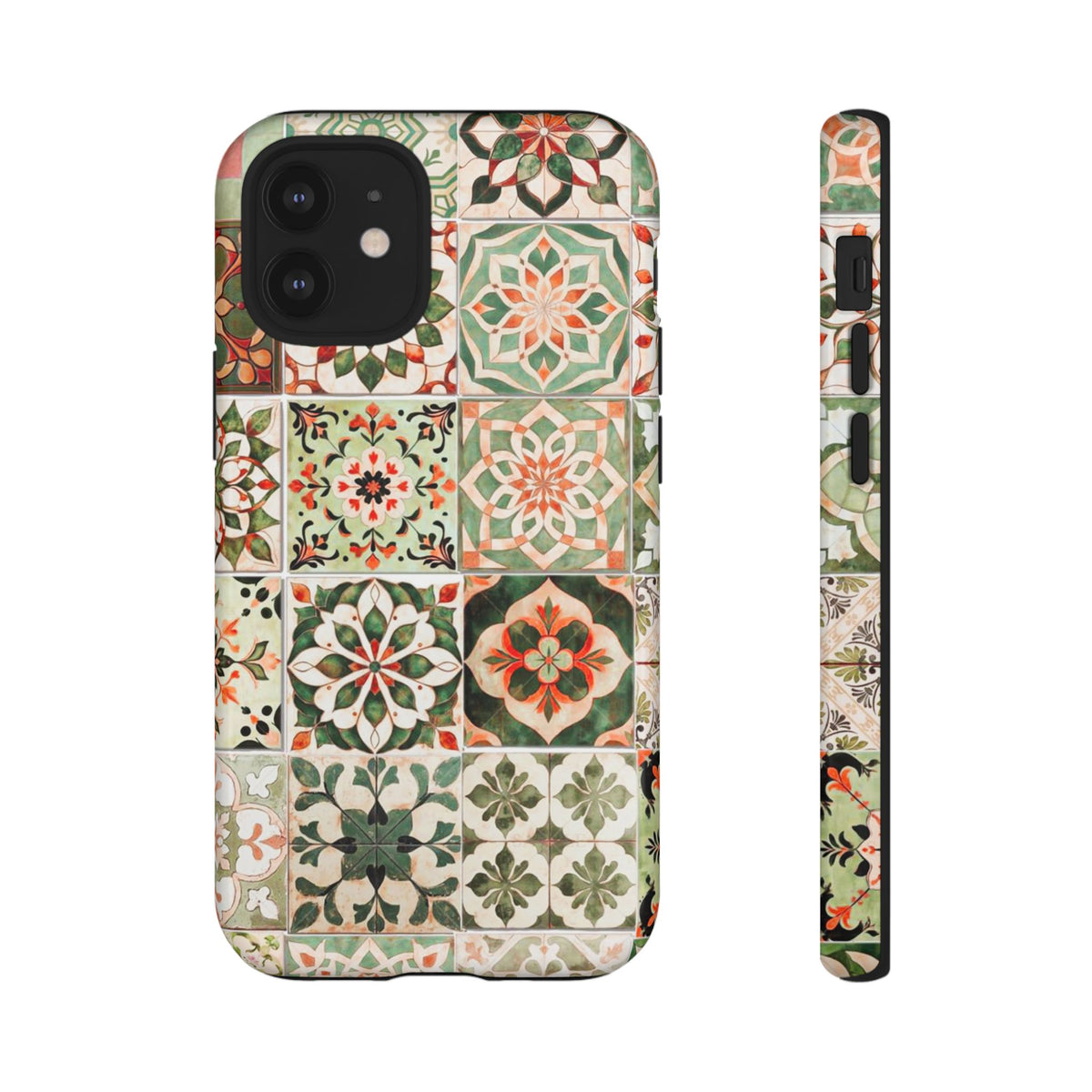 Vintage Mosaic Tile Graphic Tough Phone Cases