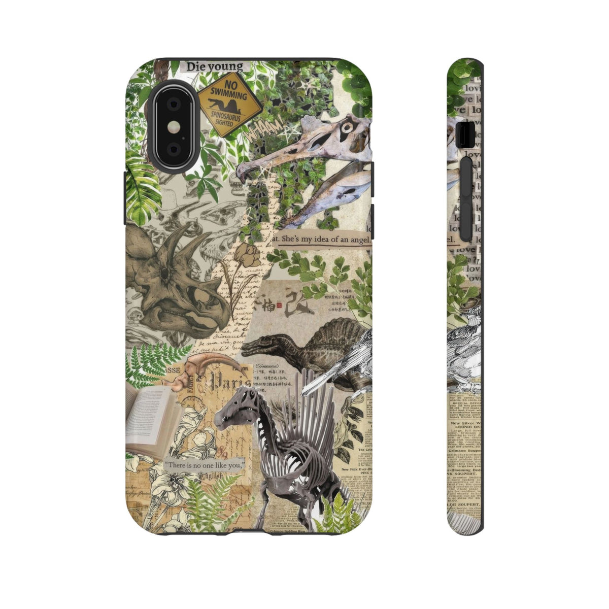Aesthetic Dinosaur Case - Vintage Jurassic World Graphic Tough Phone Cases