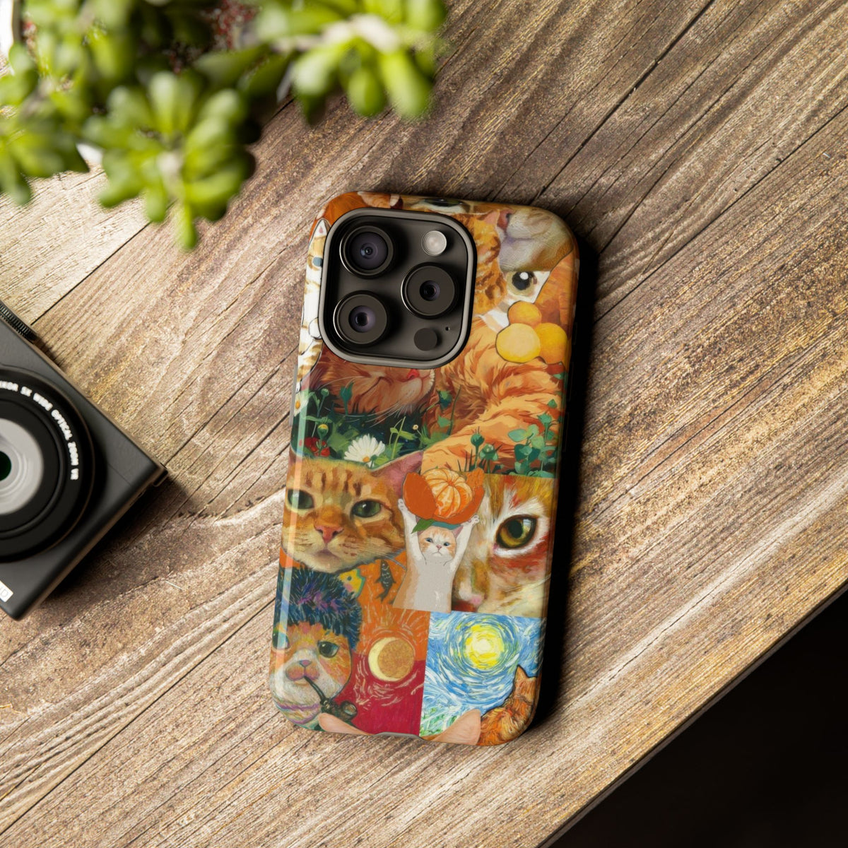 Aesthetic Cats Case - Vintage Kitty Graphic Tough Phone Cases
