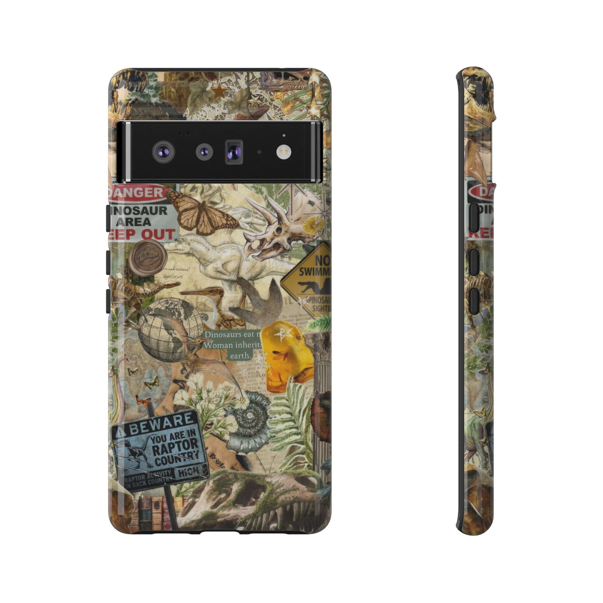 Aesthetic Dinosaur Case - Vintage Jurassic World Graphic Tough Phone Cases