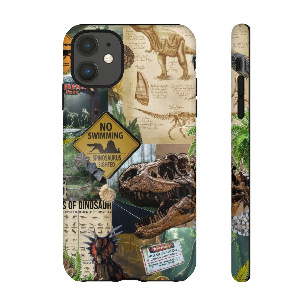 Aesthetic Dinosaur Case - Vintage Jurassic World Graphic Tough Phone Cases