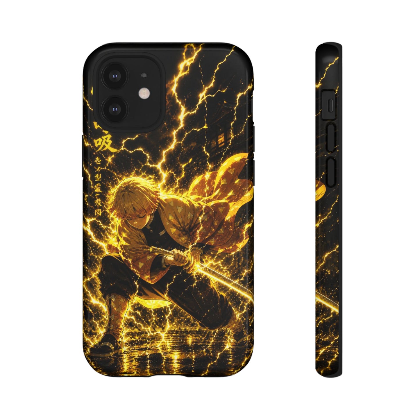 Zenitsu Agatsuma - Demon Slayer Anime Graphic Tough Phone Cases