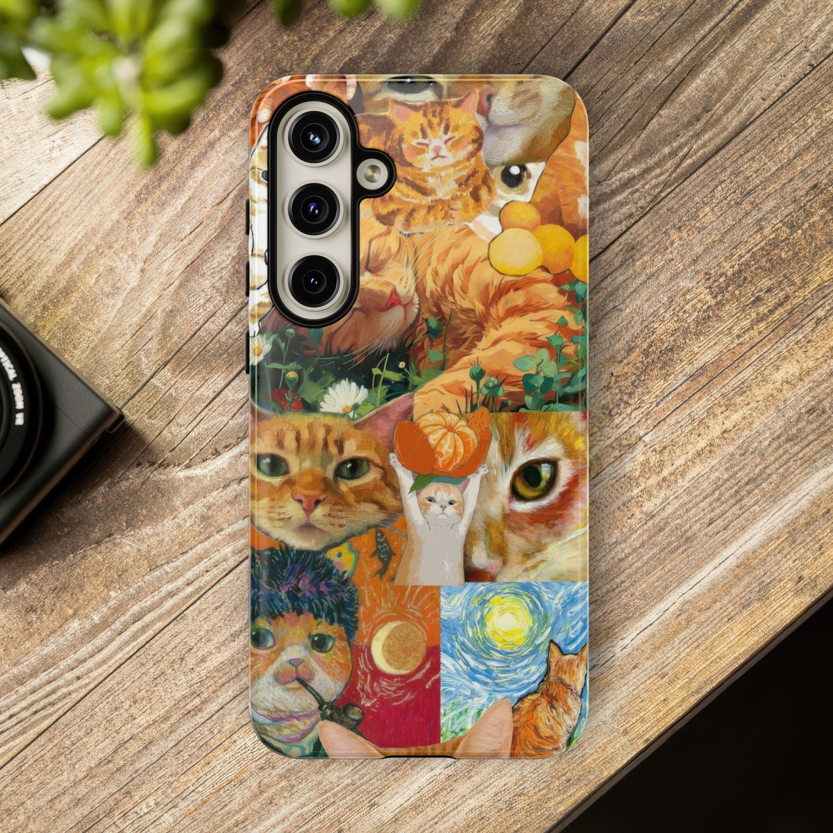 Aesthetic Cats Case - Vintage Kitty Graphic Tough Phone Cases