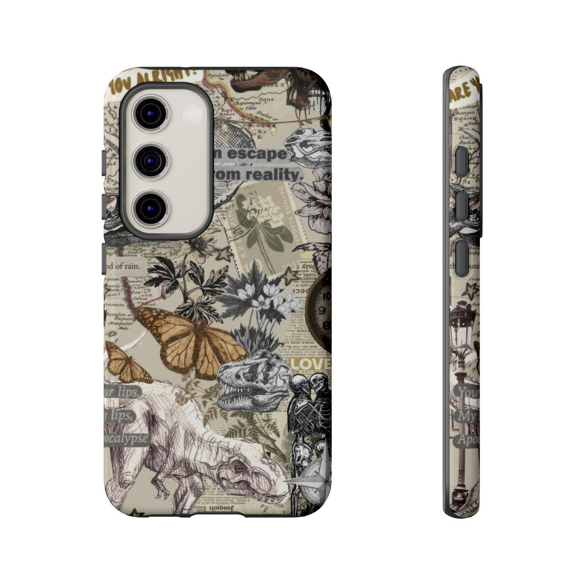Aesthetic Dinosaur Case - Vintage Jurassic World Graphic Tough Phone Cases