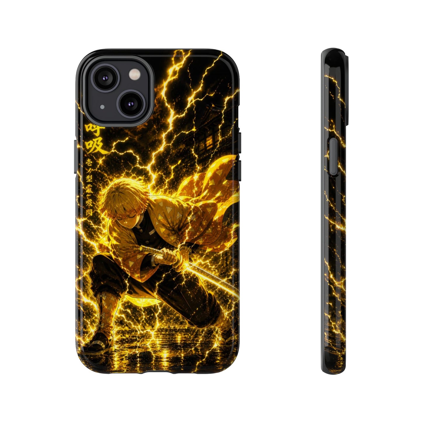 Zenitsu Agatsuma - Demon Slayer Anime Graphic Tough Phone Cases