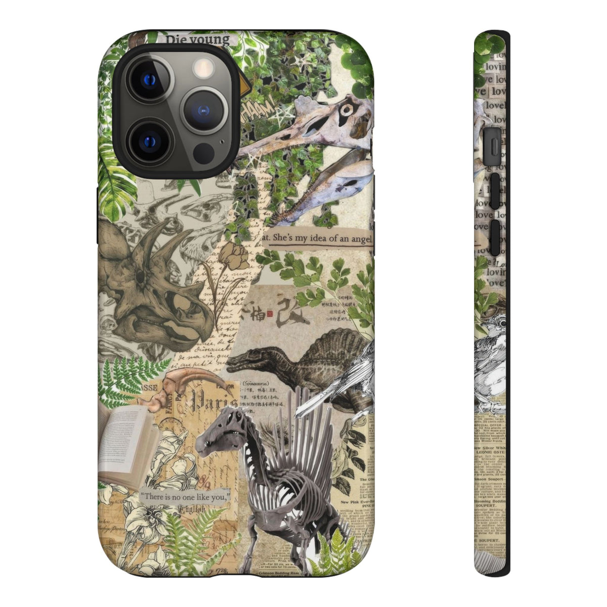 Aesthetic Dinosaur Case - Vintage Jurassic World Graphic Tough Phone Cases